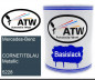 Preview: Mercedes-Benz,  CORNETITBLAU Metallic, 5228: 1L Lackdose, von ATW Autoteile West.